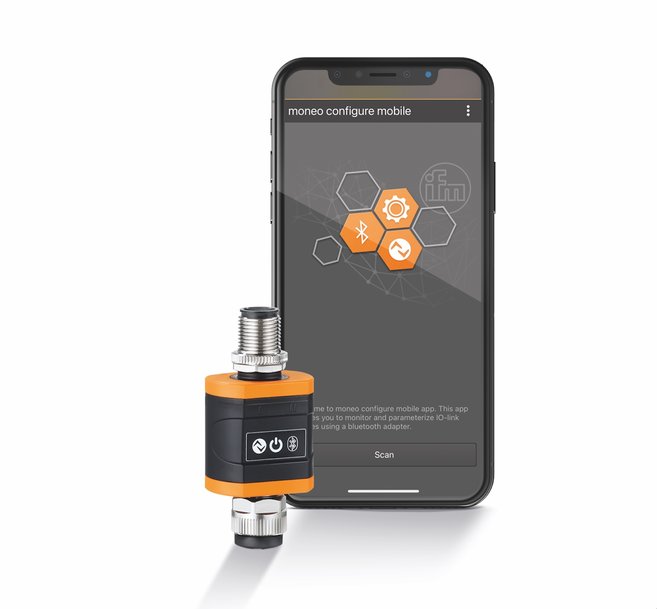 Simple, universel et pratique :  nouvel adaptateur IO-Link Bluetooth pour l’accès aux capteurs par smartphone
